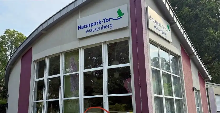 Naturpark-Tor Wassenberg vor dem Anstrich